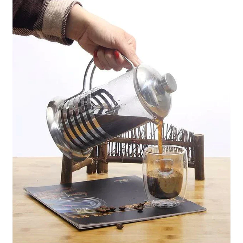 Cafeteira Prensa Francesa: Sabor Intenso e Praticidade em Cada Xícara 600ML - Image 3