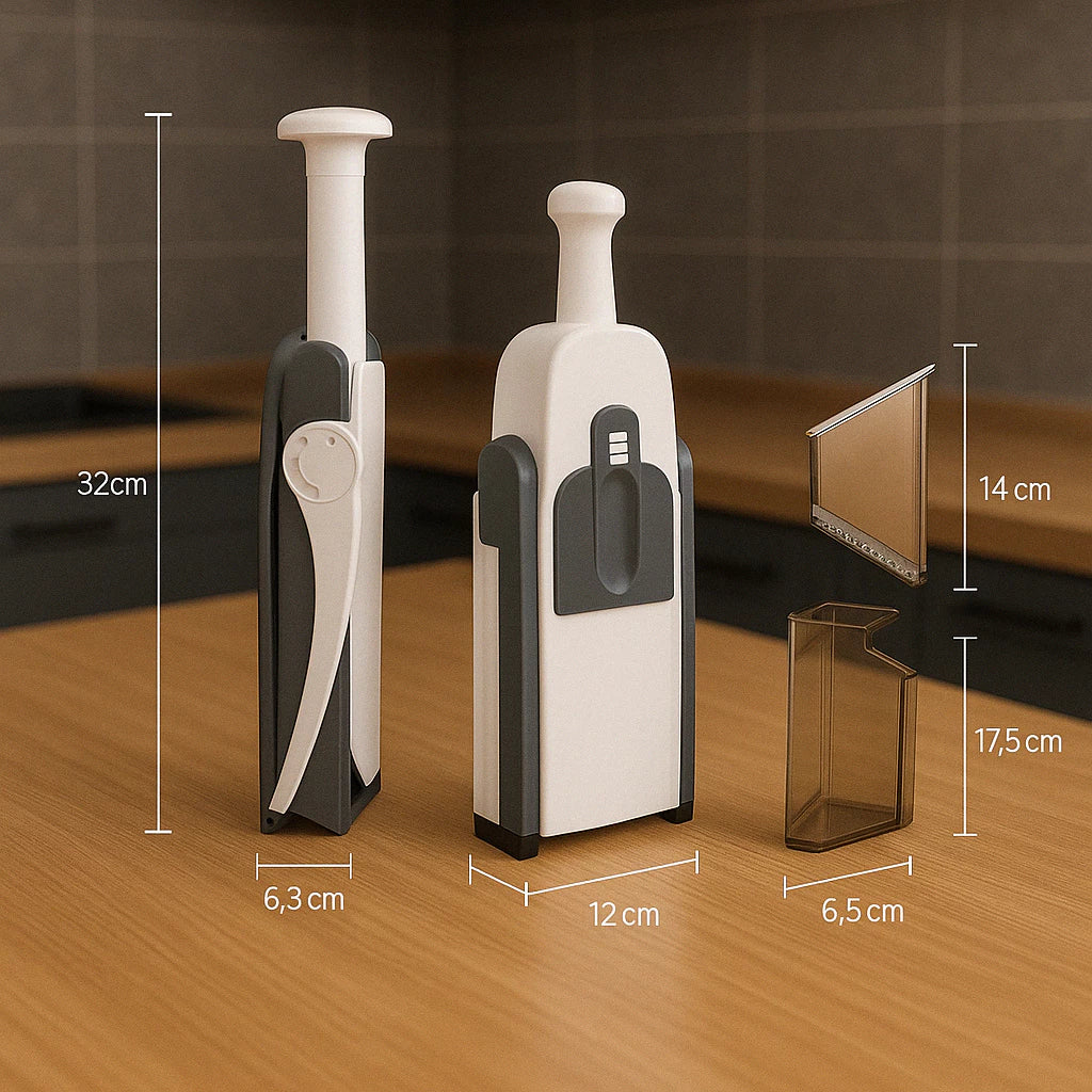 Cortador Multifuncional 5 em 1 – Praticidade e Precisão na Sua Cozinha - Image 4