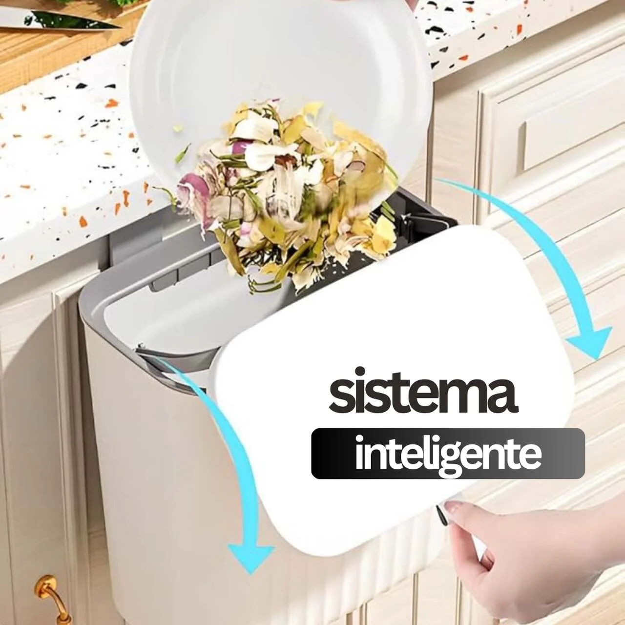 Lixeira Mágica® 10 Litros Pendurável + Adesivos e Ganchos de Brinde 🎁 - Image 6