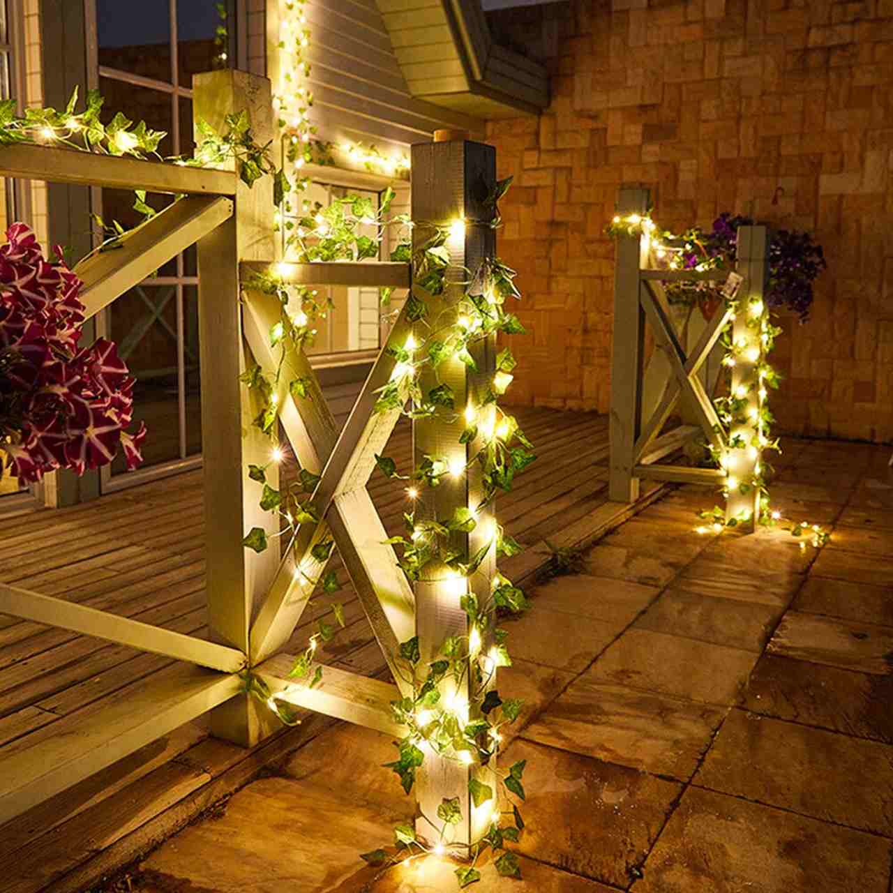 LUMI® - Folhas Artificiais Com Luzes LED - Decorações, Festas, Casamentos - Frete Grátis - Image 7