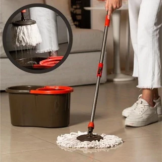 MOP Giratório com Dispenser e Cesto em Inox – Balde Centrífuga - Image 4