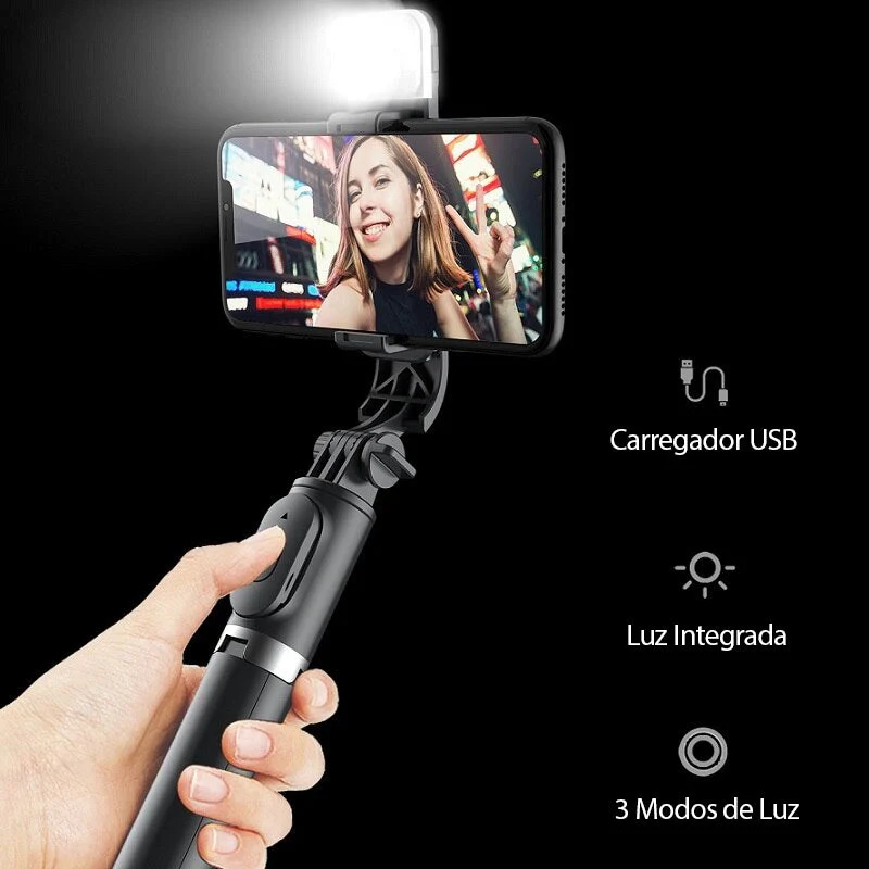 SelfieLED - Tripé Multifunções Led 4 em 1 + LED - Image 10