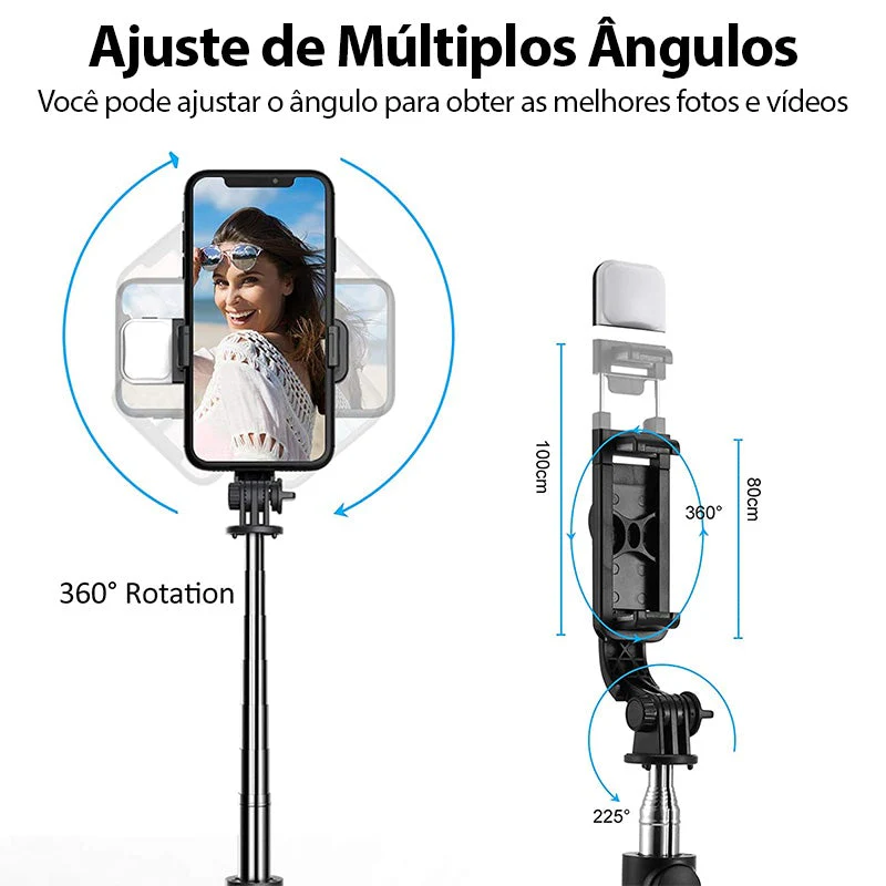 SelfieLED - Tripé Multifunções Led 4 em 1 + LED - Image 6