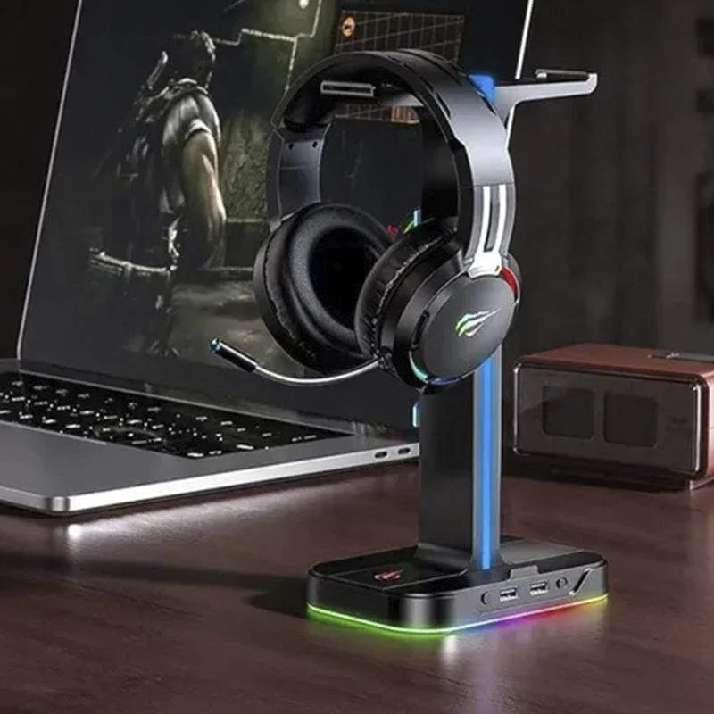 Suporte para Headset RGB com 2 portas USB - Image 4