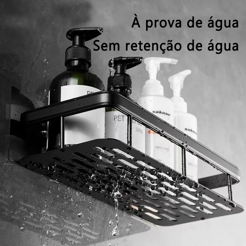 Suporte Organizador de Prateleiras para Banheiro sem Furo - Image 5