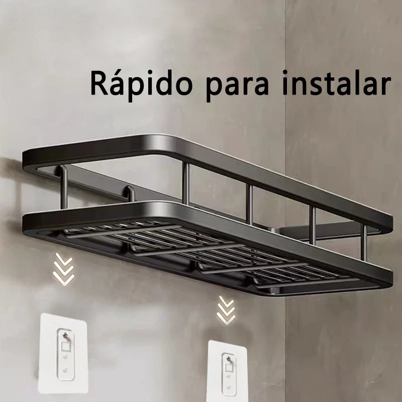 Suporte Organizador de Prateleiras para Banheiro sem Furo - Image 6